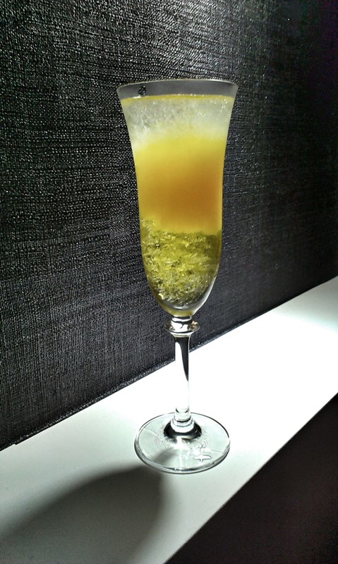 Banana Rum Frappe Drink