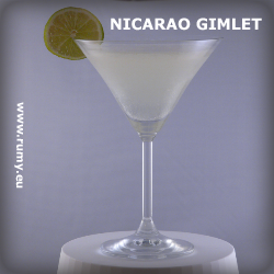 Nicarao gimlet drink