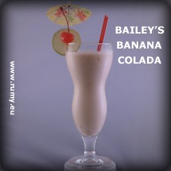 Drink z bananem - Bailey's Banana Colada